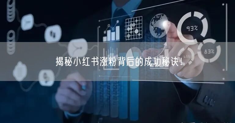 揭秘小红书涨粉背后的成功秘诀!